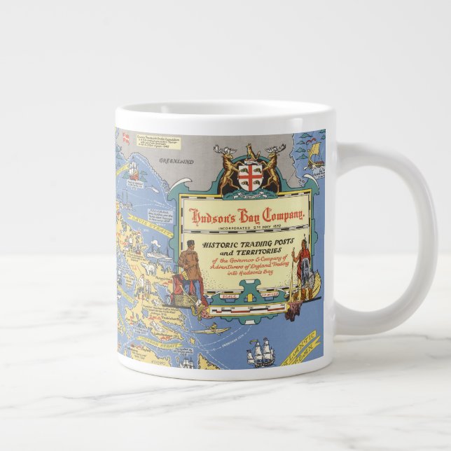 Grande Tasse Compagnie de la Baie d'Hudson - Carte du Canada (Droite)