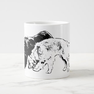 Grande Tasse Compagnons douces en encre
