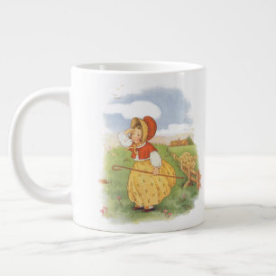 Grande Tasse Comptine de la Mère l'Oie La petite Bo-Peep vintag