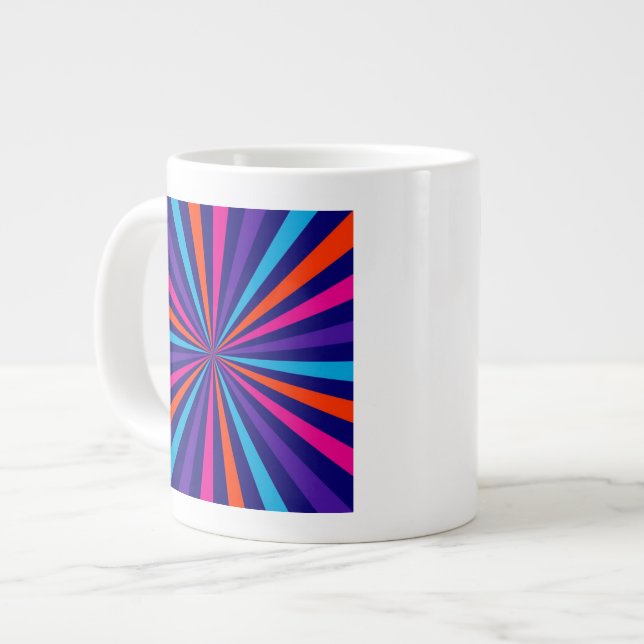 Grande Tasse Conception colorée des roues tournantes (Devant gauche)