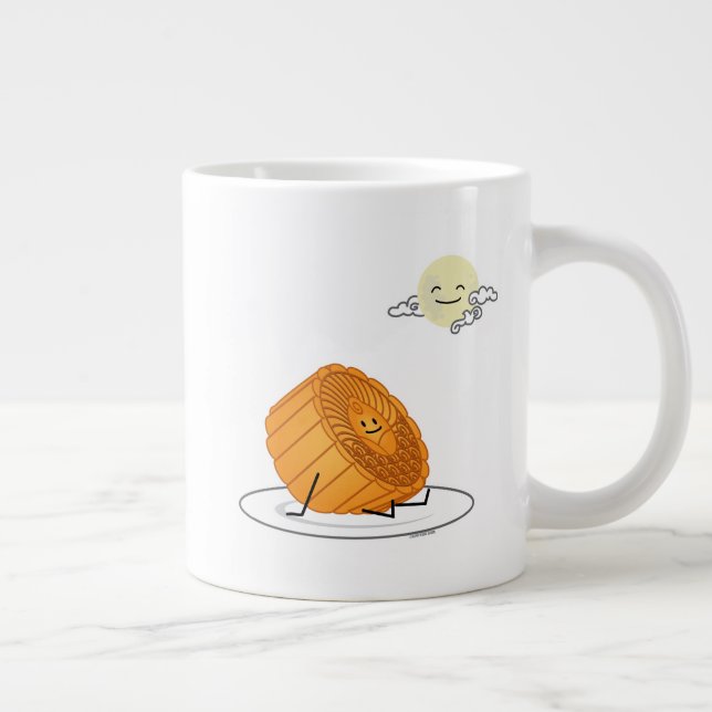 Grande Tasse Conception d'aliments appétissants - Manger adorab (Droite)