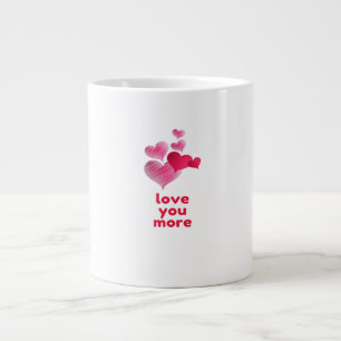 Grande Tasse Conception de la Saint-Valentin plus mignonne pour