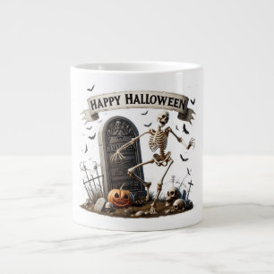 Grande Tasse Conception de squelette dansant Halloween