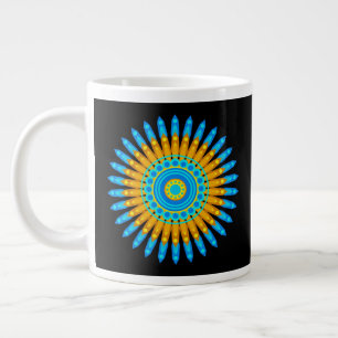 Grande Tasse Conception géométrique Mandala Art Circle 48256