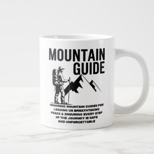 Grande Tasse Conception Graphique d'Aventure de Randonnée Guide