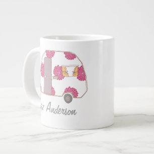 Grande Tasse Conception rétro personnalisée Caravane propriétai