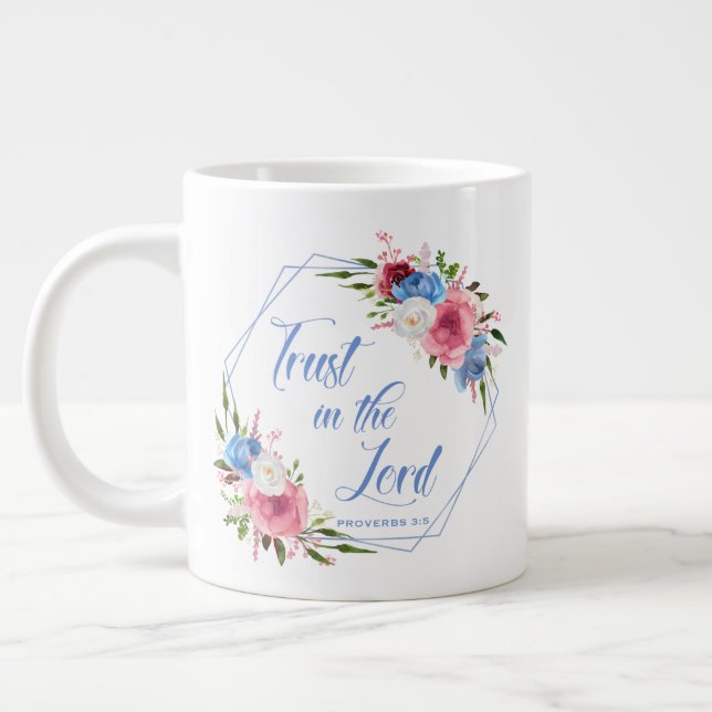 Grande Tasse Confiance Dans Le Seigneur (Gauche)