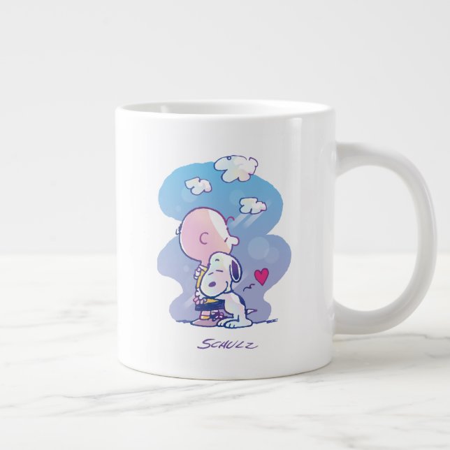 Grande Tasse Confort et sécurité | Charlie & Snoopy Hug (Droite)