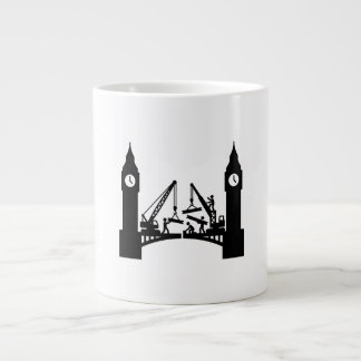 Grande Tasse Construction épique d'un pont à tour horloge à Lon
