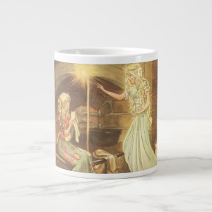 Grande Tasse Conte de fées vintage, Cendrillon et la fée marrai