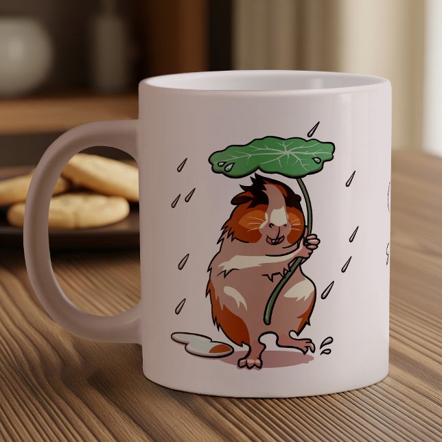 Grande Tasse Continuez À Sourire Heureux Cochon De Guinée Profi (Créateur téléchargé)