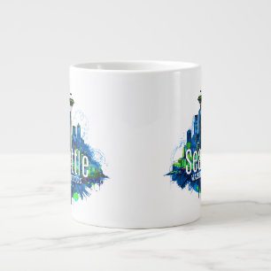 Grande Tasse Contour de l'horizon de Seattle