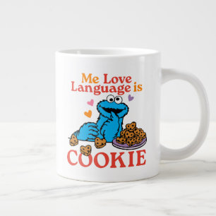 Grande Tasse Cookie Monster   Citation de la Saint Valentin