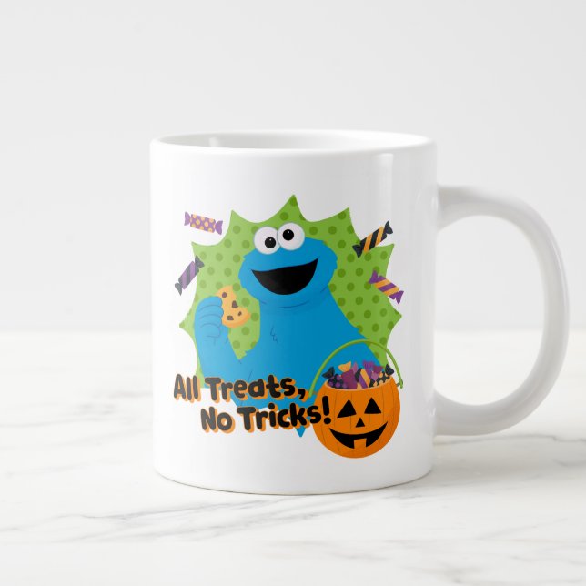 Grande Tasse Cookie Monster | Tous Les Traitements, Pas De Truc (Droite)