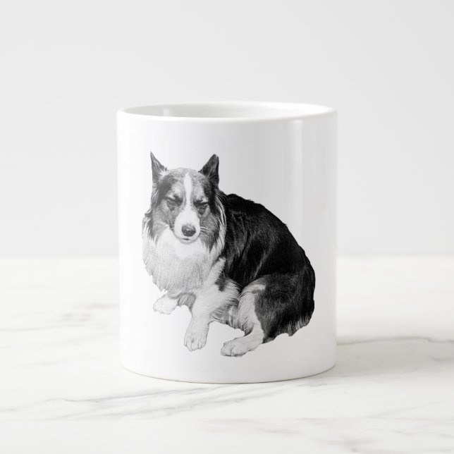 Grande Tasse Corgi de nuit (Devant)