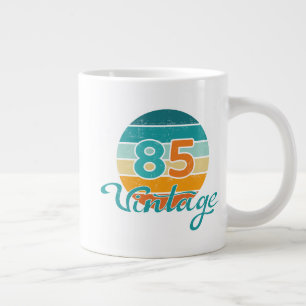 Grande Tasse Coucher de soleil rétro 85 Vintage en détresse