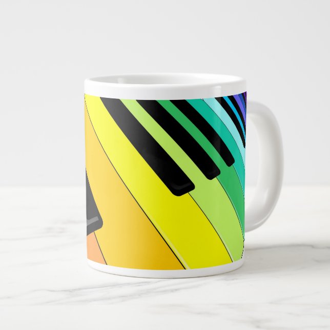 Grande Tasse Couleurs du clavier (Devant droit)
