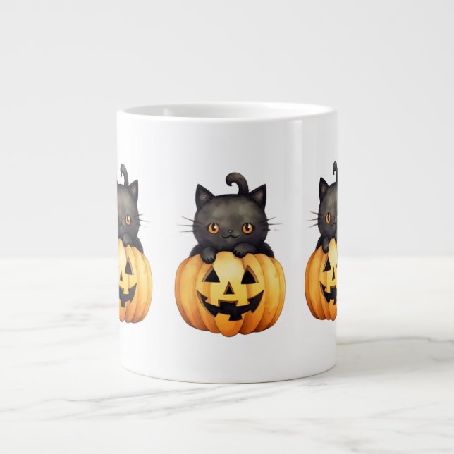 Grande Tasse Coupe Citrouille ciblée (Devant)