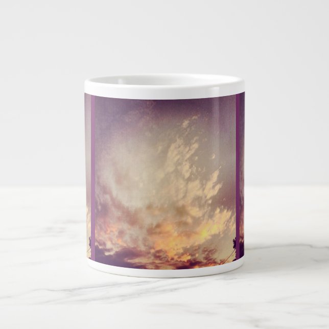 GRANDE TASSE COUPE DE NUAGES DE SOLEIL (Devant)