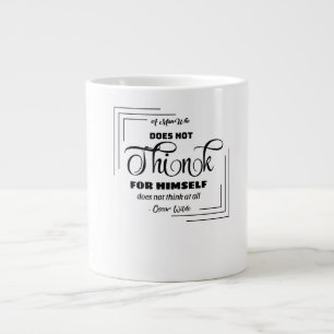 Grande Tasse Coupe de thé réfléchie