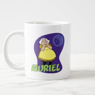 Grande Tasse Courage du chien lâché   Muriel Graphic