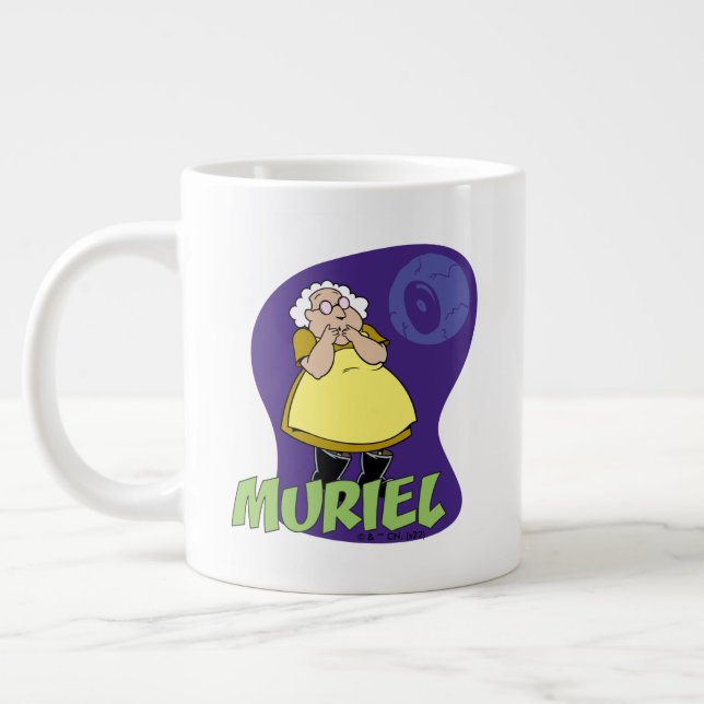 Grande Tasse Courage du chien lâché | Muriel Graphic (Gauche)