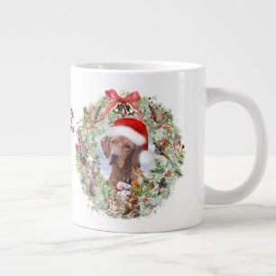 Grande Tasse Couronne de Noël de Vizsla en Hongrie