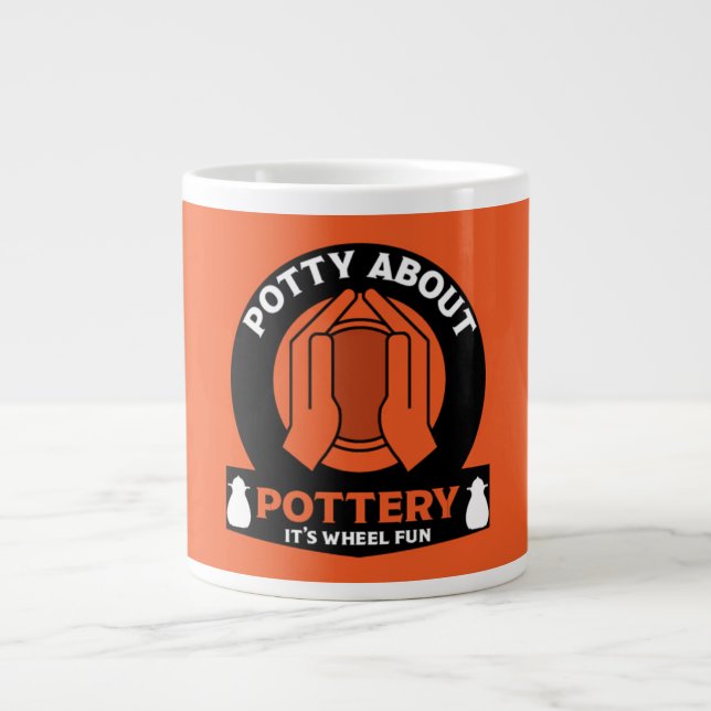 Grande Tasse Créateur de poteries en céramique (Devant)