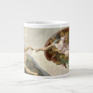 Grande Tasse Création de l'homme par Michel-Ange (Création d'Ad