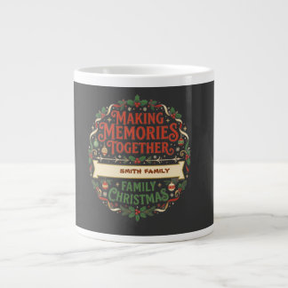 Grande Tasse Création de souvenirs ensemble Famille Noël 