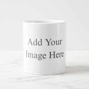 Grande Tasse Créez votre propre blanc 