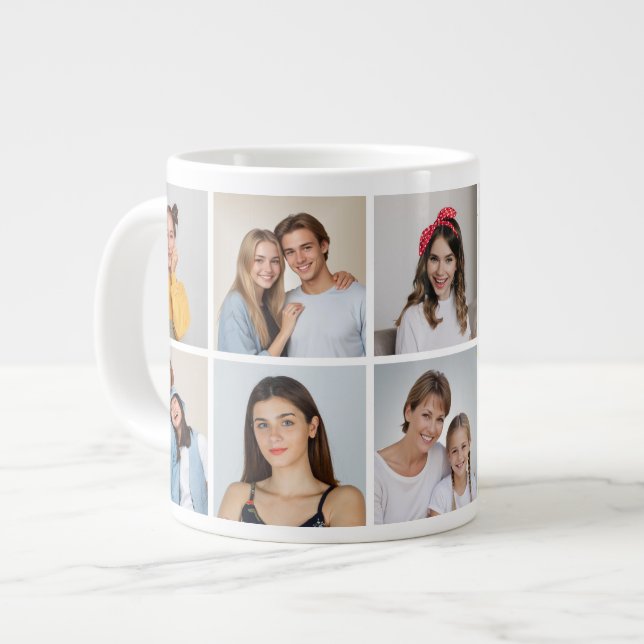 Grande Tasse Créez votre propre collection de photos 10 (Devant gauche)