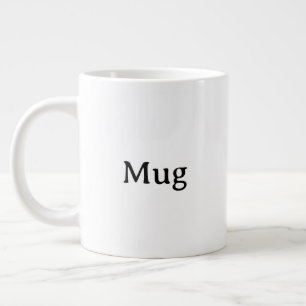 Grande Tasse Créez Votre Propre Jumbo Personnalisé Simple