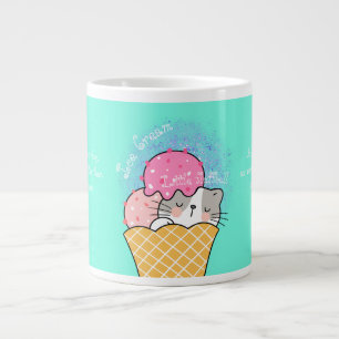 Grande Tasse Crème glacée et Little fluffball