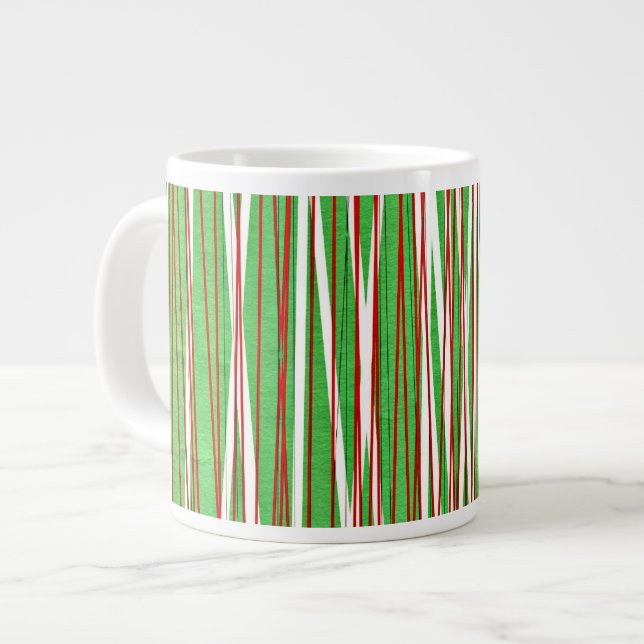 Grande Tasse Crise de Noël, rouge et vert (Devant gauche)
