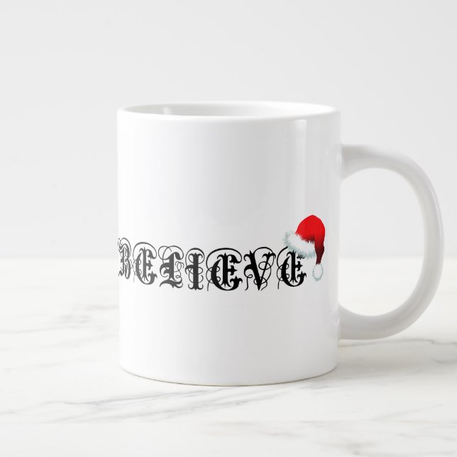 GRANDE TASSE CROYEZ À SANTA CLAUS CASQUETTE XMAS TIME CHRISTMAS (Droite)