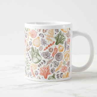 Grande Tasse Cuisine Garden Motif végétal