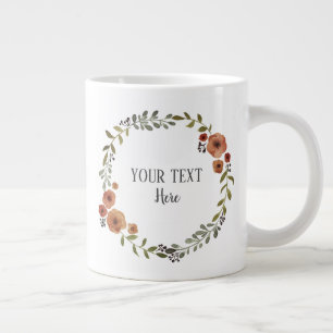 Grande Tasse Cuisine maison Gâteau Vintage artisanat Fer