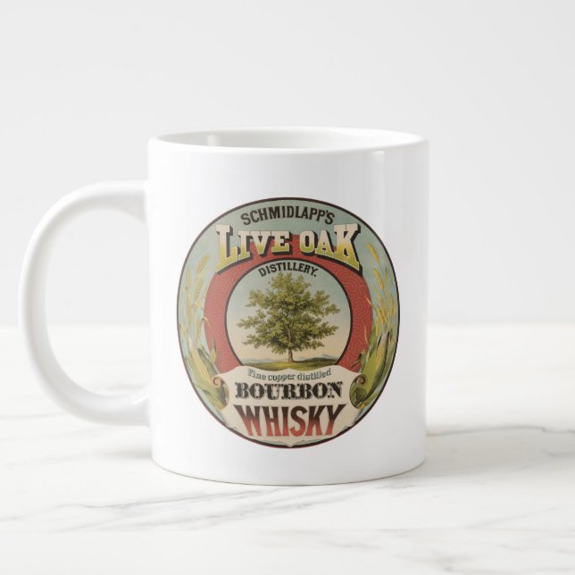 Grande Tasse Cuivre fin Distillé Bourbon Whisky. (Gauche)