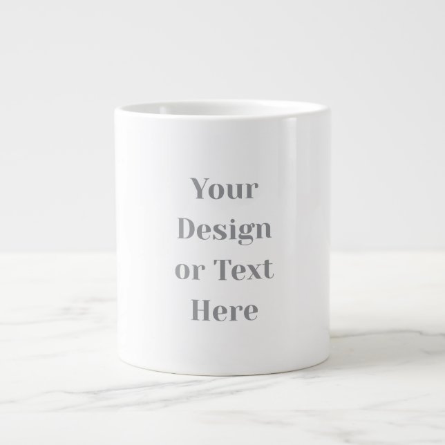 Grande Tasse Customizable Your Design or Text Here Personalized (Devant)