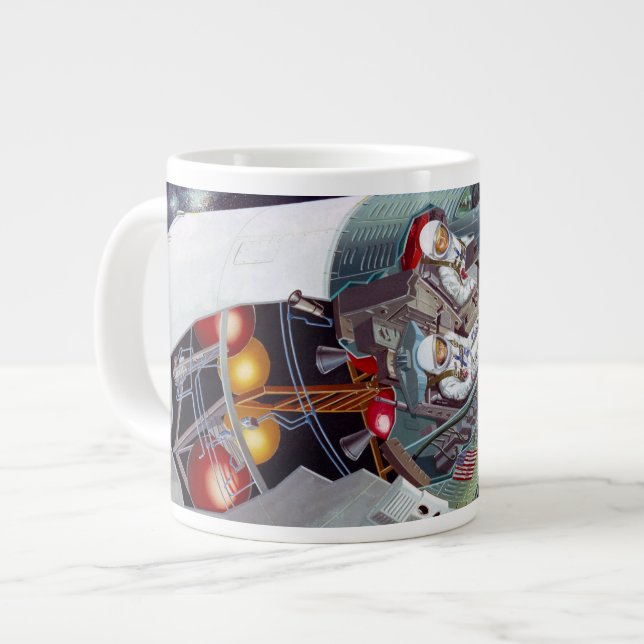 Grande Tasse Cutaway Un Appareil Spacecraft Gemini À Deux Perso (Devant gauche)