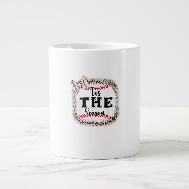 Grande Tasse Cute Baseball Tis The Season Mom Sister Toddler Gi (Devant)