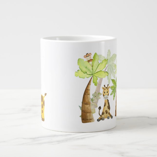 Grande Tasse Cute Giraffe Illustration (Devant)