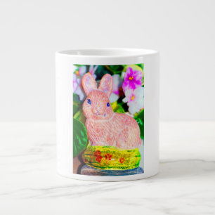 Grande Tasse Cute Kitschy Bunny Rabbit