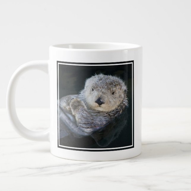 Grande Tasse Cutest Baby Animals | Sea Otter Floating (Gauche)