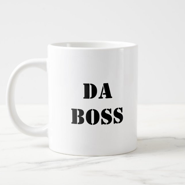 Grande Tasse Da Boss Funny Company Manager Nouveauté (Gauche)