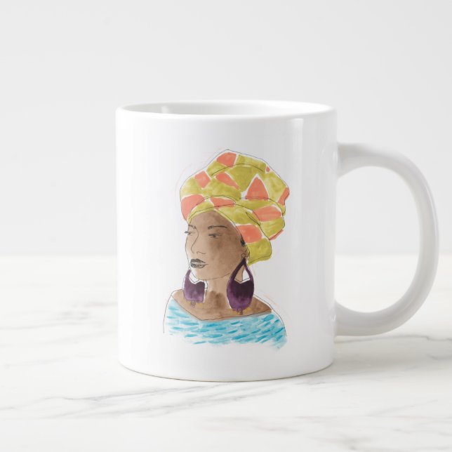 Grande Tasse Dame forte et belle (Droite)