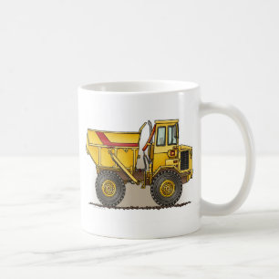 Grande tasse de café de camion à benne basculant