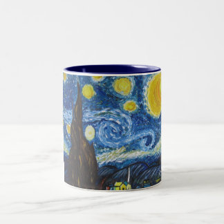 Grande tasse de nuit étoilée