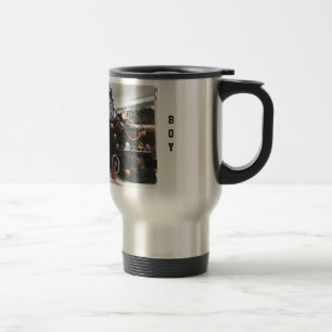 Grande tasse de voyage de garçon